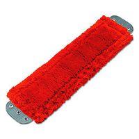 Unger MM40R Mop Head, Microfiber, Heavy-Duty, 16 x 5, Red