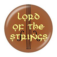 Lord of The Strings Button - Pack of 8