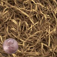 4oz Bag Natural Brown VERYFINE Fine Cut Gift Basket Shred Paper Grass Filler Bedding nfLG -424