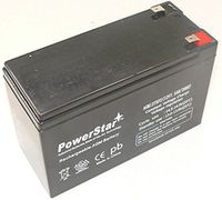 12V 7.5 Sealed Lead Acid SLA Battery Genuine POWERSTAR Replaces KT-1270 (W/F-1 Terminal)