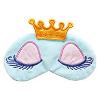 TRENTON Cartoon Crown Eyelash Eye Mask Sleep Eyeshade Blindfold Patch Travel Rest