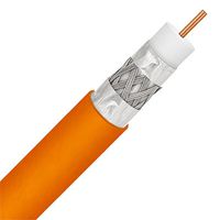 PHAT SATELLITE INTL TFC-111-U77-ORG 1000ft Orange TRI-Shield 14AWG 75 Ohm Gel Coated Braid Direct Burial Underground RG-11 COAXIAL TELECOMMUNICATION Audio/Video HD TV Antenna UL ETL Bulk Flood Cable ...