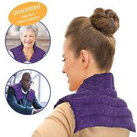 Nature Creation Heating pad for Neck and Shoulders Plus | Natural Microwave Heating pad | Natural hot Packs for Pain Relief - Purple Marble, Unscented