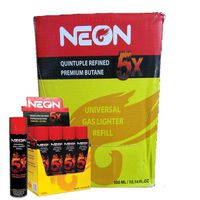 Master Case Neon 5x Butane Near Zero Impurities (96 Cans)