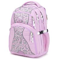 High Sierra Swerve Laptop Backpack, 17-inch Laptop Backpack for High School or College (Iced Lilac/Shadow Leopard/White)