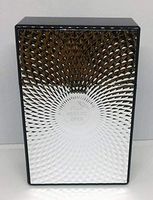 Fujima Vertigo Silver King Size Push-N-Open Button Cigarette Case