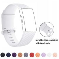 DB Replacement Bands Compatible for Fitbit Charge 3 & Charge 3 SE, Classic & Special Edition Adjustable Sport Wristbands Large & Small for Women Men