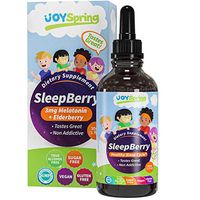 SleepBerry Liquid Melatonin for Kids - Natural Sleep Aid with Elderberry and Vitamin D - Helps Them Sleep Soundly, Boost Immune System and Wake Up Refreshed