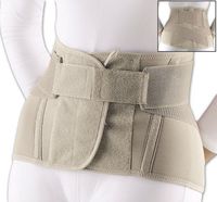 Florida Orthopedics Soft Form Lumbar Sacral Support w/ Flexible Stays, Beige 11" H, 3X-Large 49-52"