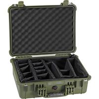 1520 - Case 18.06X12.89X6.72In Od Green W/Div