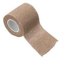 MINQISU Cohesive Bandage Tapes Elastic Self Adherent Vet Wrap Bulk Sports Bandages for Outdoor Military Hunting Size 2.5cm x 5m (Skin Color)
