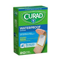 Curad Waterproof Bandages 1 X 3-1/4 Inches 20 Each
