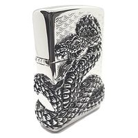 Zippo Snake Coil Sl/Genuine Authentic/Original Packing (6 Flints Set Free Gift)