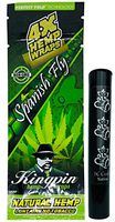 Herb Airtight Tube Pocket Protector with Kingpin Spanish Fly Hemp Wraps 1 Count DC Crafts Nation- Ganesha