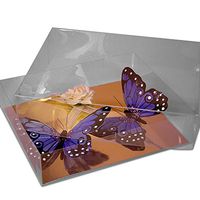 Clear Boxes with Gold Inserts 8-3/8" X 6" X 1 1/2" | Quantity: 50