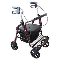 Elderly Shopping Cart Buy Food and Help with Seat Help Step Old Man Trolley Portable Folding Wheelchair