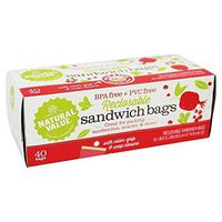 Natural Value - BPA & PVC Free Reclosable Sandwich Bags - 40 Bags