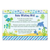 50 Baby Wishing Well Cards Under The Sea