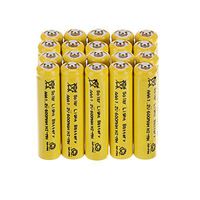 Windmax Yellow 30PCS 3A AAA 1.2V 600mAh Rechargeable Battery White NiMH 3A Batteries for Solar Light