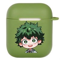 WerNerk My Hero Academia Airpods Case Cover, Compatible with Airpods 1/2 Cute Case, Anime Character Silicone Airpod Accessories Cover and Skin(Style 04)