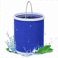 Skyee Car Folding Bucket - Car Wash Retractable Folding Bucket Car Outdoor Fishing Bucket Portable Super Large Thickening Tool Supplies(9L)