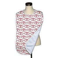 Valentine's Day Collection Adult Bib - Covered with Care Assorted Prints Available! (A Pair of Hearts)