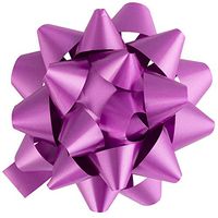 JAM PAPER Gift Bows - Large - 7 Diameter - Violet Purple - Sold Individually