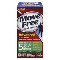 Move Free Advanced Plus MSM, 120 tablets - Joint Health Supplement with Glucosamine and Chondroitin 