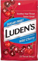 Ludens Sf Wild Cherry Dro Size 25ct Ludens Sf Wild Cherry Drops 25ct