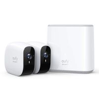 Wireless Home Security Camera System, eufy Security eufyCam E 365-Day Battery Life, 1080p HD, IP65 Weatherproof, Night Vision, Compatible with Amazon Alexa, 2-Cam Kit, No Monthly Fee
