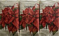 Poinsettia Design - Six (6) Pocket Packs Tissue