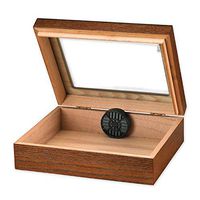 Traveler 20 HUM-TR20G-W  Glass Top Humidifier, Light Walnut