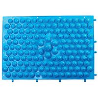 My Life My Shop Sole Relief Reflexology Lightweight Foot Massage Mat - Pressure Point Massager Bumps for Feet, Blue