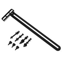 Simdoc Fan Mount Bracket,PCI Slot Fan Bracket Graphics Cooling Bracket Side-Blown Vertical Cooling Bracket For PC DIY