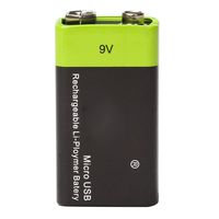 Electronics,Batteries,YJYdada USB Rechargeable Battery Multifunctional Li-Polymer Batteries 9V 2A 400mAh (Black)