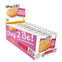 WHEY 2 BE! Whey Protein Cookie - Nutritious Snacks for an Active Lifestyle - Build, Retain, and Restore Muscle , 3.3 Ounce (12 cookies) (Birthday Cake)
