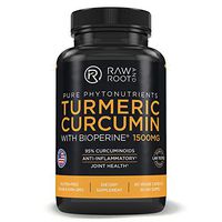 Turmeric Curcumin with BIOPERINE Black Pepper Extract - Anti Inflammatory, Joint Support, 95% Curcuminoids - Dietary Supplement - 60 Vegetarian Capsules (60)