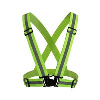 Idyandyans Reflective Vest Belt Bands High Visibility for Running Cycling Motorcycle Walking