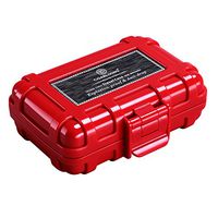 CIGARLOONG Cigar Accessories Case Cigar Cutter and Lighter Portable Travel Cigar Case(Color:Red)