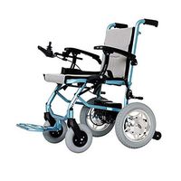 LiChenYao Folding Electric Wheelchairs for Adults,Lightweight Electric Carry Power Chair, More Secure & Stable Portable Safe Motorized Scooter Senior, Net Weight is only 39 Pounds Support
