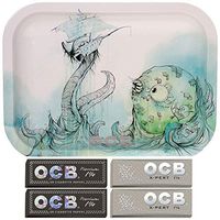 Small OCB Sea Monster Rolling Tray with 4 OCB 1 1/4 Papers (Prem, X-Pert)