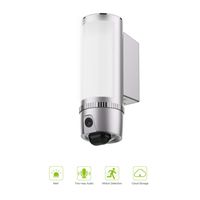 FREECAM Floodlight Camera with Motion Lighting,HD 1080P Outdoor Security WiFi Camera with Night Vision,Two-Way Talk and Siren Alarm, Built-in 16GB SD Card and Support Cloud Storage L910SL