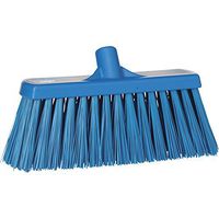 Vikan 29153 Heavy Duty Block Sweep Floor Broom Head, PET Bristle Polypropylene, 12-3/4", Blue