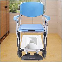 Commode Chair, Heavy-Duty Porta Potty for Adults, Toilet Safety Frame with Commode Bucket Portable Toilet for Camping
