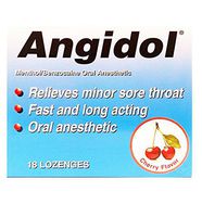 Angidol Oral Anesthetic 12 Lozenges