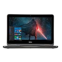 High Performance Dell Inspiron 11.6" Touchscreen 2 in 1 Laptop PC Intel Pentium N3710 Quad-Core Processor 4GB RAM 500GB HDD Wifi HDMI Bluetooth Webcam Windows 10-Gray