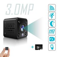 Mini Spy wifi Camera - Wireless Hidden Surveillance Cam for Home Security -3.0-megapixel nanny IP cam that Records Live 1080P HD Video with Night Vision, 32GB Storage,800mAh,Motion & Noise Activation.
