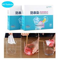 Laundry Anti-staining Tablets，Anti-String Dyeing Absorbing Dirt Protective Color Filter Clothes Laundry Tablet, Laundry Stain Remover, Laundry Fabric Softener, Anti Static Dryer Sheet (2 Boxes: 60Pcs)