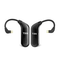 OKCSC BT20 Bluetooth 5.0 Earphone Cable,Wireless Earbuds Ear Hook Adapter,2pin Detachable in Ear Headset Connector 6 Hours Playback for KZ AS10 ZS10 BA10 V80（0.75mm Jack）