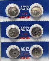 6 LR43 Pedometer Replacement Batteries